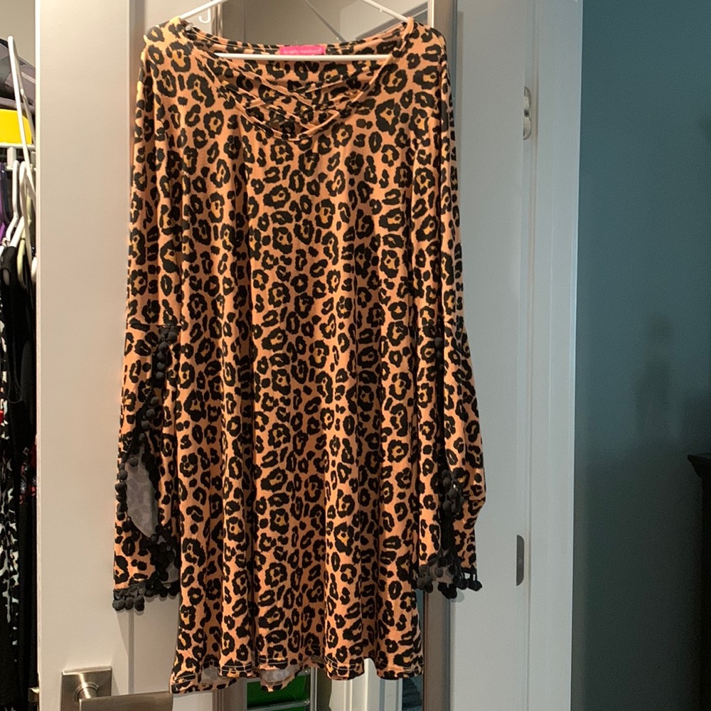 Simply Southern Large Leopard Print Dress